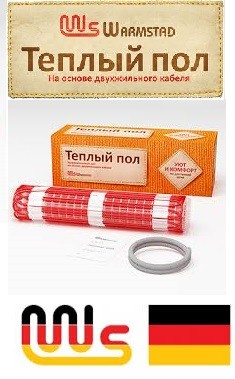 Нагревательный кабель Warmstad на матах